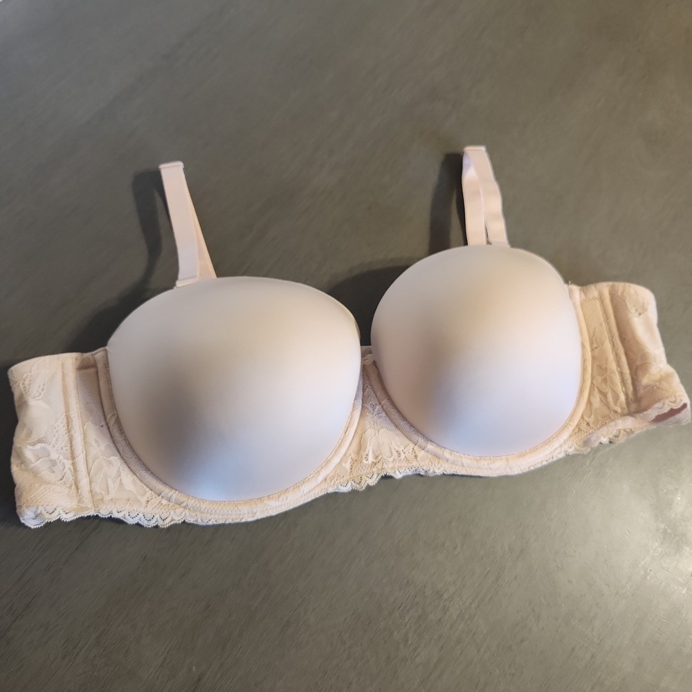 Torrid Plus Size Nude Lightly Lined Underwire Bra Size 50B Multiway/Strapless
